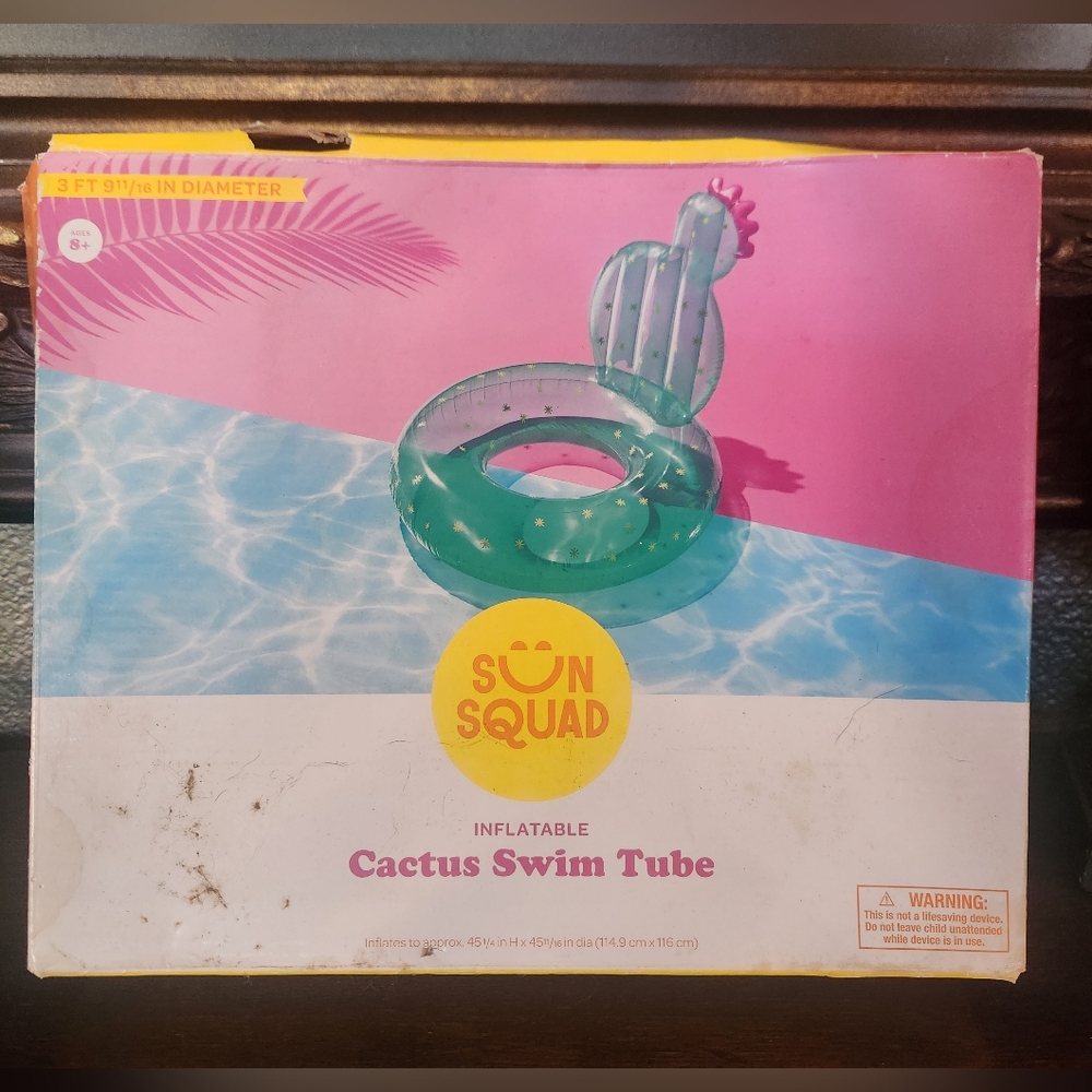 Sun Squad Cactus Swim Tube